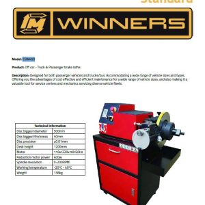 Off car - Truck & Passenger brake lathe