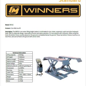 3 ton Mid rise lift